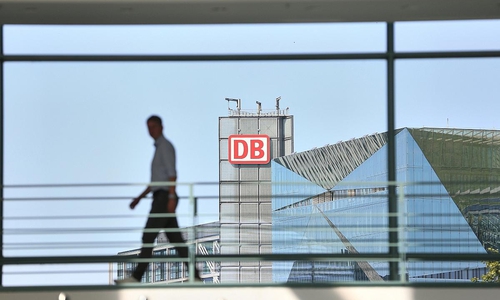 Logo der Deutschen Bahn am 13.08.2025