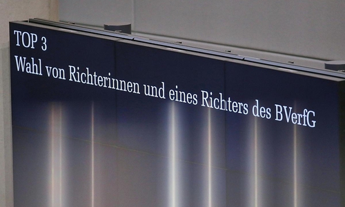 Richterwahl im Bundestag am 25.09.2025