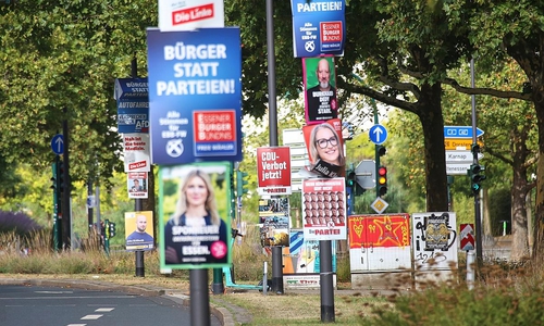 Wahlplakate zur Kommunalwahl (Archiv)