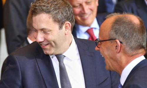 Lars Klingbeil und Friedrich Merz (Archiv)