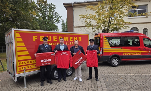 Ulf Semmler, Nils Neuhäuser genannt Holtbrügge, Kai Pfitzner und Daniel Graf (v. li.).