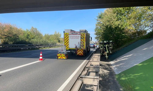 Die Einsatzstelle wurde gesichert.