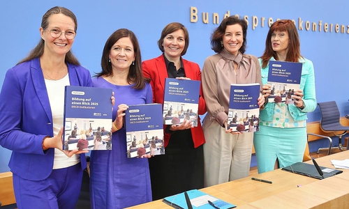Vorstellung der OECD-Studie Bildung auf einen Blick 2025 am 09.09.2025