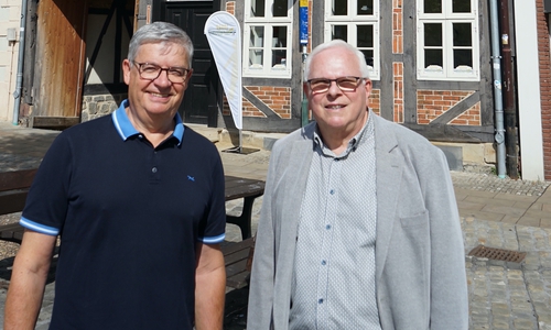 Helmut Friese (li.) und Hartmut Krämer.