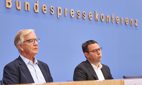 Dietmar Bartsch und Sebastian Schäfer am 05.09.2025