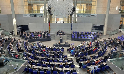 Bundestagssitzung im September 2025