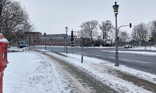 Schnee in Berlin am 09.01.2026