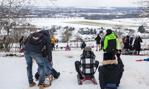 Traumhaftes Winterwetter in Salzgitter.