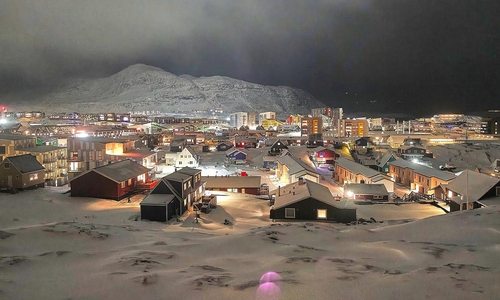 Nuuk auf Grönland am 18.01.2026