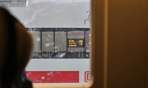 ICE der Deutschen Bahn am 26.01.2026