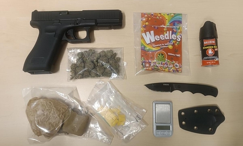 Teil der beschlagnahmten Gegenstände