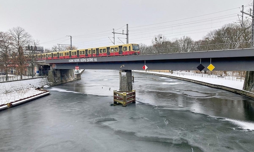 Schnee in Berlin am 09.01.2026