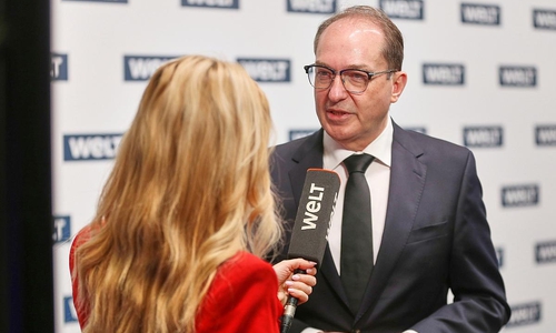 Alexander Dobrindt wird von Welt-TV interviewt am 27.01.2026