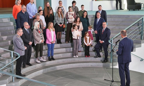 Empfang der Familienangehörigen am 20.01.2026