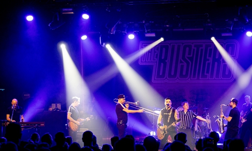 Die Busters waren im westand ganz nah dran an ihren Fans.