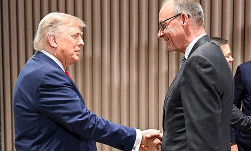 Donald Trump und Friedrich Merz (Archiv)