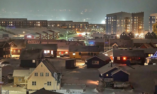 Nuuk auf Grönland am 18.01.2026