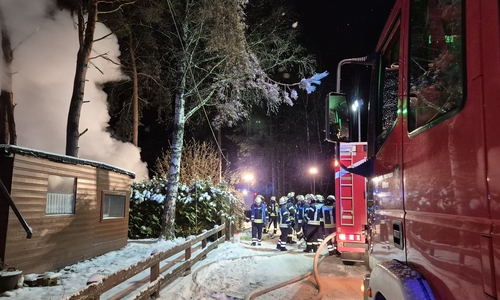 Bei dem Brand waren zahlreiche Kräfte im Einsatz.