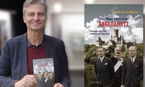 Heinrich Prinz von Hannover stellt sein Buch vor.