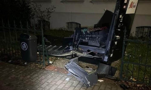 Gesprengter Snackautomat Stadthagen