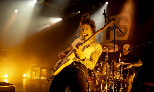 Trotz minimaler Besetzung brachten The Meffs viel Energie auf die Bühne.