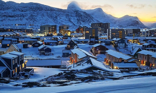 Nuuk auf Grönland am 20.01.2026