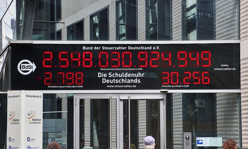 Schuldenuhr (Archiv)