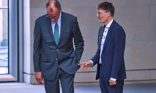 Friedrich Merz und Karl Lauterbach (Archiv)