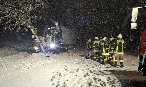 Unfallstelle Harsefeld