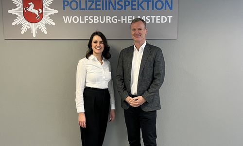 Sabrina Lüer mit Oliver Grotha.