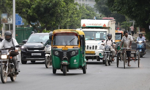 Straßenszene in Neu-Delhi (Archiv)