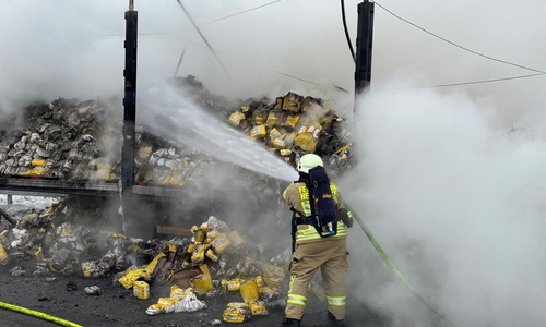Die Windeln waren aufwendig zu löschen.