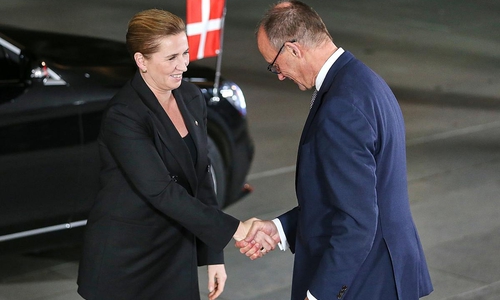 Mette Frederiksen und Friedrich Merz (Archiv)