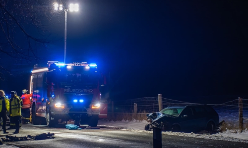 Eines der beiden Unfallfahrzeuge.