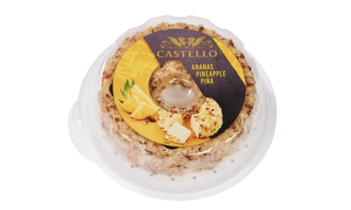 Betroffen ist der Castello Ananas & Mandel Frischkäsering.