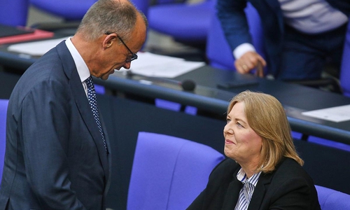 Friedrich Merz und Bärbel Bas (Archiv)
