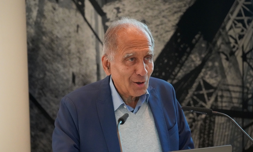 Der Klimaexperte Professor Dr. Mojib Latif hielt den Impulsvortrag zum Thema Hitzeschutz. Dabei beleuchtete er die Auswirkungen der Erderwärmung.