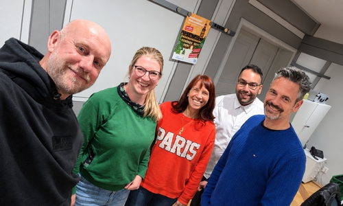 Die neue BUW/FDP-Gruppe besteht aus (v.l.n.r.) Tobias Jüttner, Christina Balder, Alexandra Tomerius, Mustafa User und Pierre Balder.