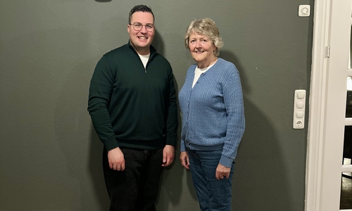 Ute Heinsohn-Buchmann und Tobias Bäustmann.