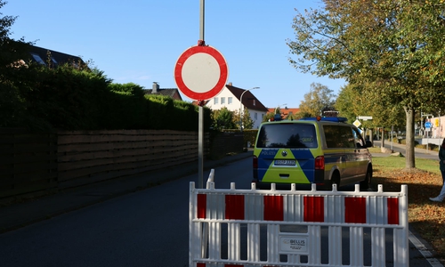 Das Gebiet wurde großräumig abgesperrt.