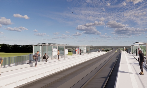 So stellen sich die Planer den neuen Bahnhalt in Salzgitter-Thiede nach dem Umbau vor.