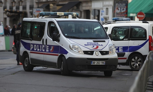 Französisches Polizeiauto (Archiv)