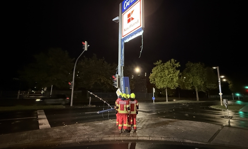Ein Unwetter über Salzgitter rief die Feuerwehr auf den Plan.