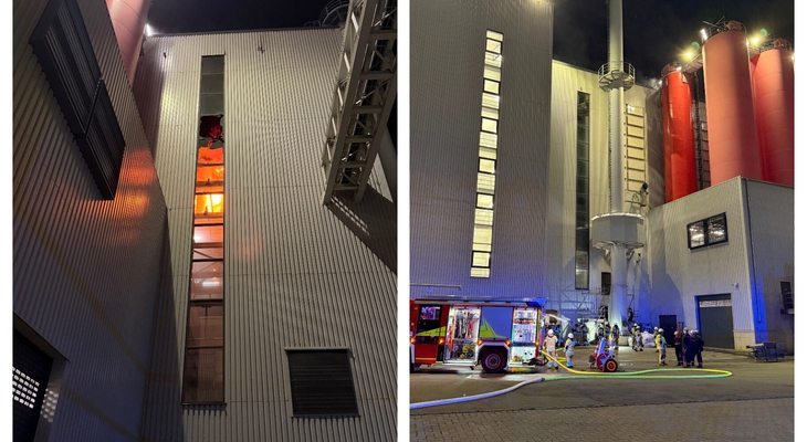 Helmstedt: Feuer in Klärschlammverbrennungsanlage:Mehrere Ebenen betroffen