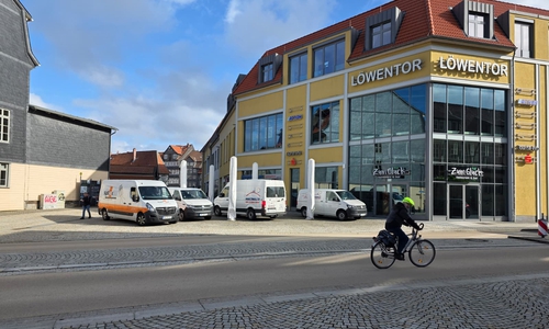 Am Löwentor tut sich was.