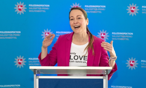 Imke Krysta bringt die Botschaft mit 