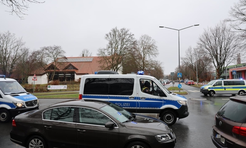 Der Bereich um den Hans-Böckler-Ring wurde weiträumig abgesperrt.