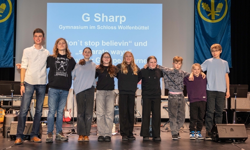 Die Band G Sharp aus Wolfenbüttel sorgte für die Unterhaltung.