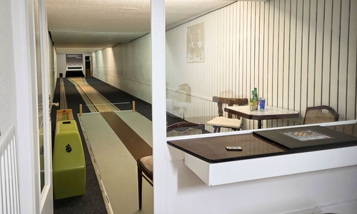 Zwei Kegelbahnen stehen demnächst im Untergeschoss zur Verfügung.