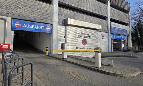 Das Parkhaus Löwentor wird bald umgerüstet.